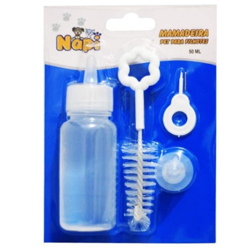 Mamadeira Napi com 2 Bicos e Limpador 50ml