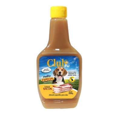Molho Club Pet Ração Bacon 250g