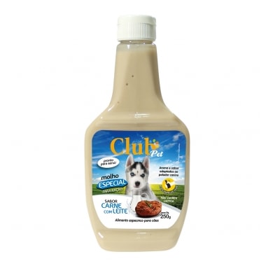 Molho Club Pet Ração Carne com Leite 250g