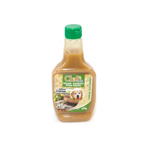 Molho Club Pet Ração Carne com Vegetais 250g