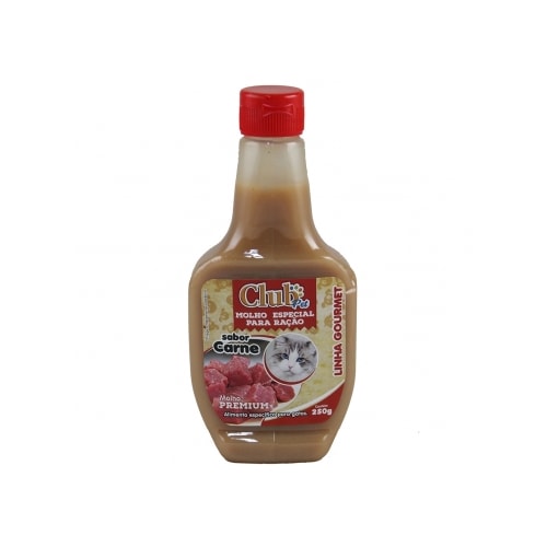 Molho Club Pet Ração Carne Gatos 250g
