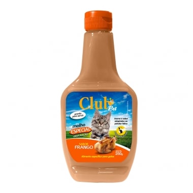 Molho Club Pet Ração Frango Gatos 250g