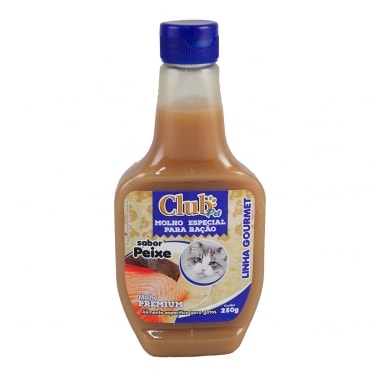 Molho Club Pet Ração Peixe Gatos 250g