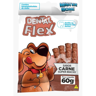 Osso mister bone palito dental flex carne 60g