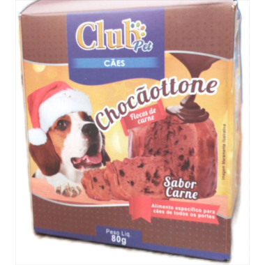 Panetone Club Pet Chocãottone 80g