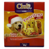 Panetone Club Pet Flocos de Carne 80g