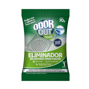 Pastilha Superbac Odor Out Ralo 70g