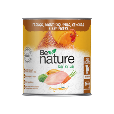Patê Be Nature Day by Day Frango Cães Filhotes 300g