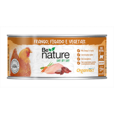 Patê Be Nature Day by Day Frango Gatos Filhotes 120g