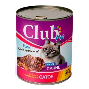 Patê Club Pet Carne Gatos Adultos 280g