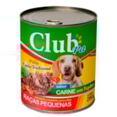 Patê Club Pet Gourmet Carne e Vegetais Cães Adultos Raças Pequenas 280g