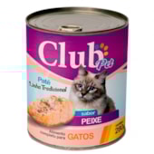 Patê Club Pet Tradicional Peixe Gatos Adultos 280g