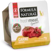 Patê Formula Natural Fresh Meat Gourmet Carne Gatos Adultos 70g