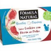 Patê Fórmula Natural Receitas Caseiras Cordeiro Gatos 100g