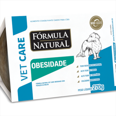 Patê Fórmula Natural Vet Care Obesidade Cães 270g