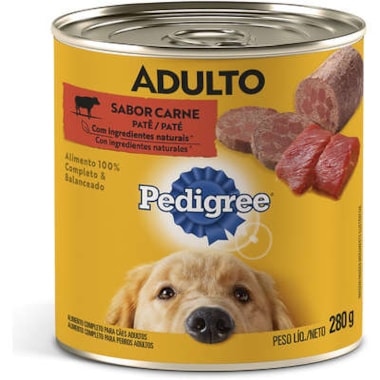 Patê Pedigree Carne ao Molho Cães Adultos 290g
