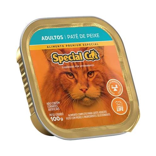 Patê Special Cat Peixe Gatos Adultos 100g