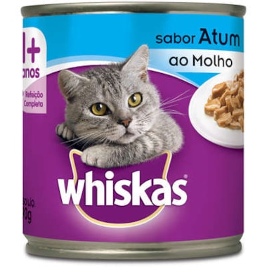 Patê Whiskas Atum ao Molho Gatos Adultos 290g