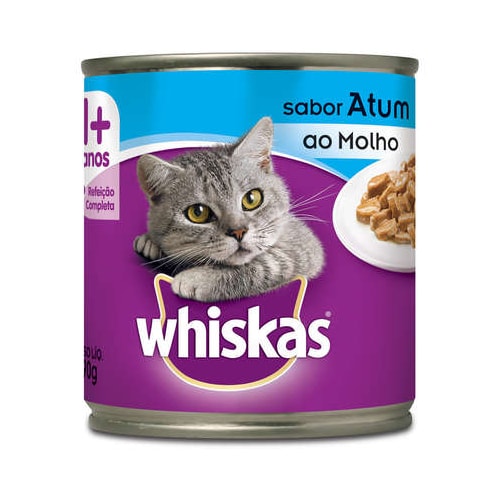 Patê Whiskas Atum ao Molho Gatos Adultos 290g