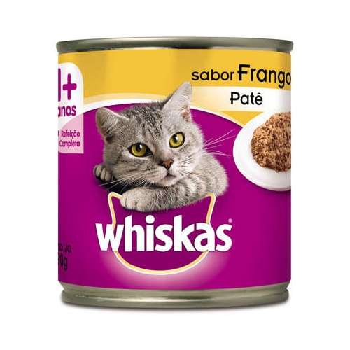 Patê Whiskas Frango Gatos Adultos 290g