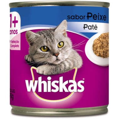 Patê Whiskas Peixe Gatos Adultos 290g