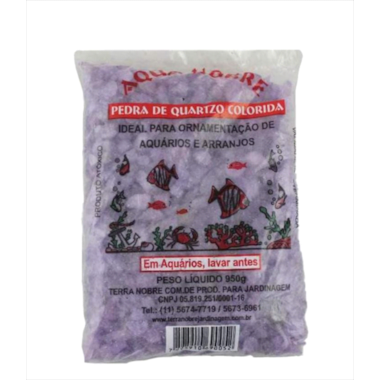 Pedra Terra Nobre Quartzo Aquário Lilás 950g