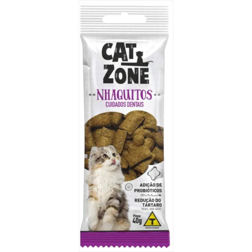 Petisco Cat Zone Nhaquitos Gatos 40g