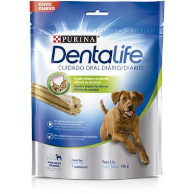 Petisco Dentalife Cães Adultos Raças Grandes 196g