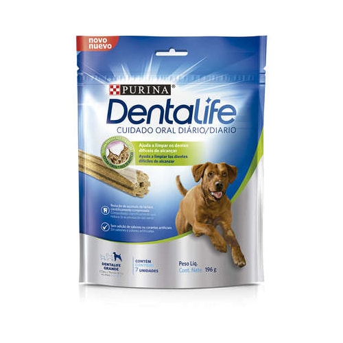 Petisco Dentalife Cães Adultos Raças Grandes 196g