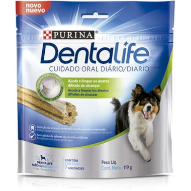 Petisco Dentalife Cães Adultos Raças Medias 119g
