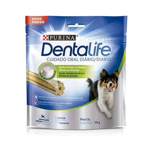 Petisco Dentalife Cães Adultos Raças Medias 119g