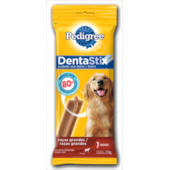 Petisco dentastix Pedigree cães adultos raças grandes - 7 unidades 270g