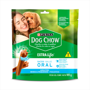Petisco Dog Chow Oral Cães Raças Pequenas 105g