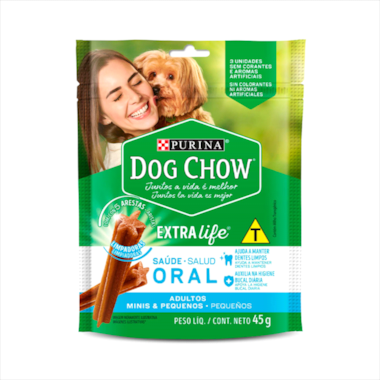 Petisco Dog Chow Oral Cães Raças Pequenas 45g