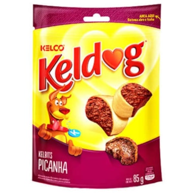 Petisco Keldog Kelbits Picanha Cães 85g