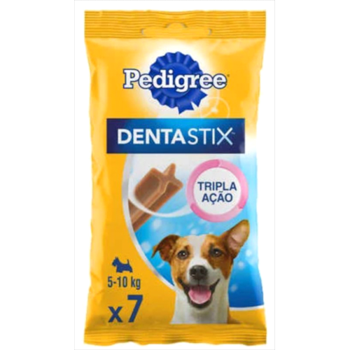 Petisco Pedigree Dentastix Cães Adultos Raças Pequenas - 7 unidades 110g