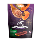 Petisco Petitos Pet Sensations Cães Papaia e Linhaça 65gr