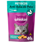 Petisco Whiskas Temptations Anti Bola de Pelo Gatos 40g