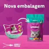 Petisco Whiskas Temptations Anti Bola de Pelo Gatos 40g