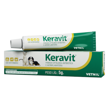 Pomada Oftalmológica Keravit 5g