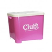 Porta Ração Club Pet Container Rosa 15kg