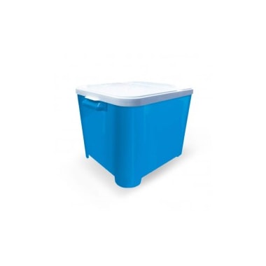 Porta Ração Furacão Pet Container Azul 15kg