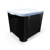 Porta Ração Furacão Pet Container Preto 15kg