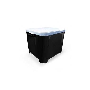 Porta Ração Furacão Pet Container Preto 15kg