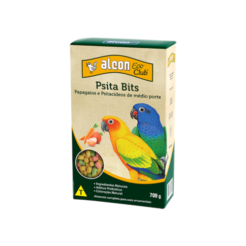 Ração Alcon Eco Psita Bits Psitacídeos 700g