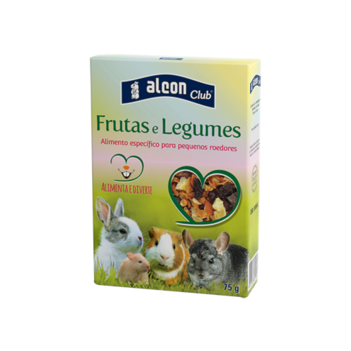 Ração Alcon Frutas e Legumes Roedores 75g