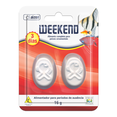 Ração Alcon Labcon Weekend 3 Dias Peixes 16g