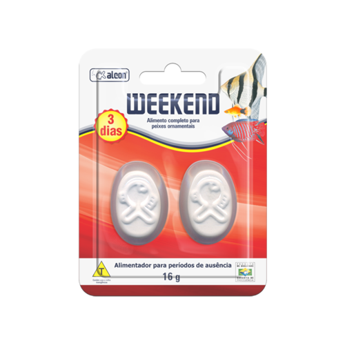Ração Alcon Labcon Weekend 3 Dias Peixes 16g