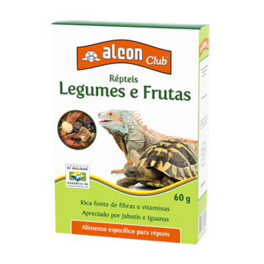 Ração Alcon Legumes e Frutas Répteis 60g