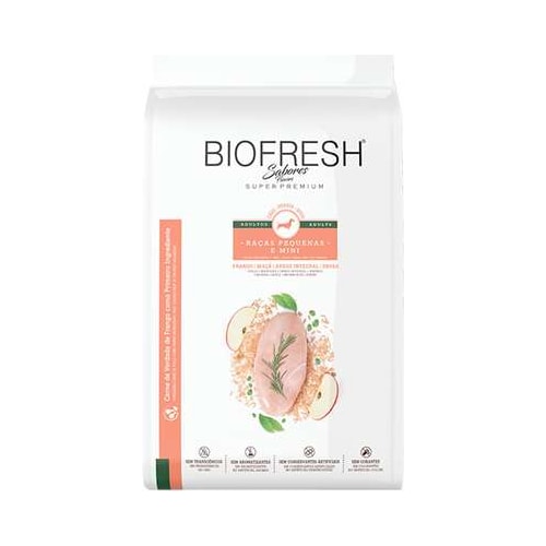 Ração Biofresh Frango e Maça Cães Adultos Raças Pequenas 1kg